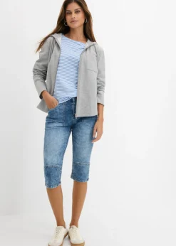 Outlet Vaqueros capri elásticos Mujer Vaqueros