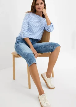 Outlet Vaqueros capri elásticos Mujer Vaqueros