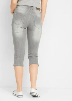 Vaqueros capri elásticos, cómodos, 2 unidades Mujer Vaqueros