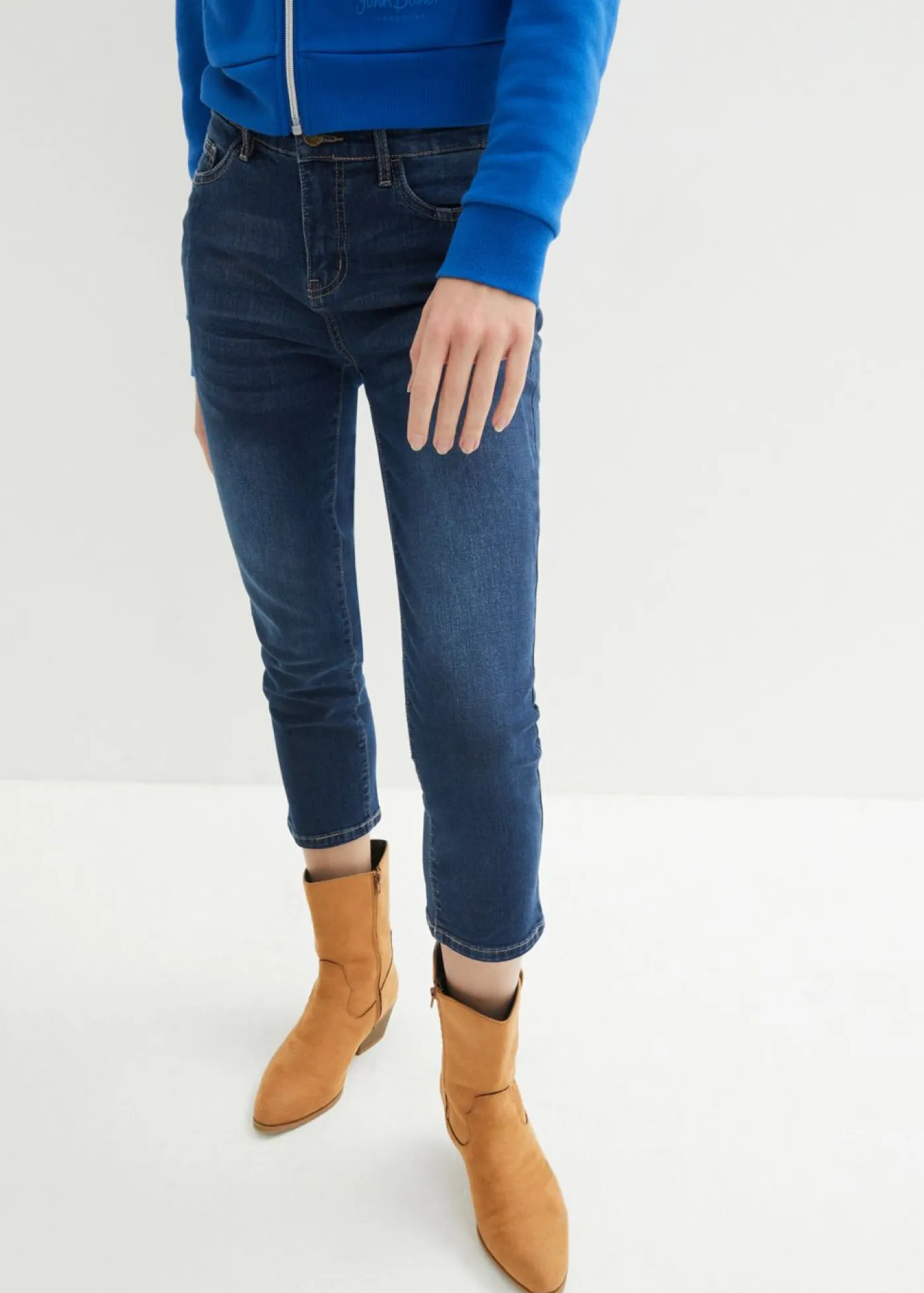 Online Vaqueros capri slim fit ultrasuaves Mujer Vaqueros