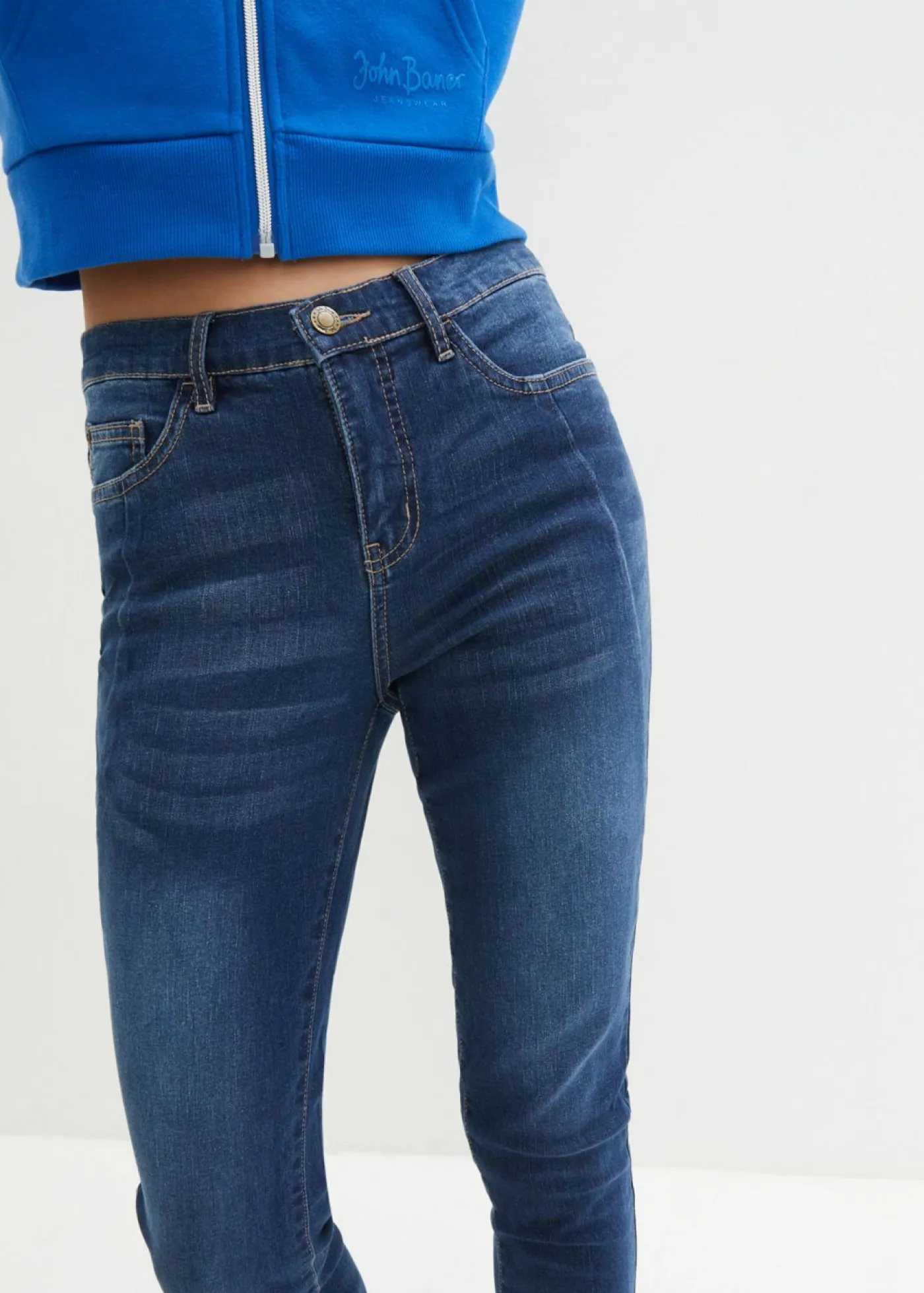 Online Vaqueros capri slim fit ultrasuaves Mujer Vaqueros