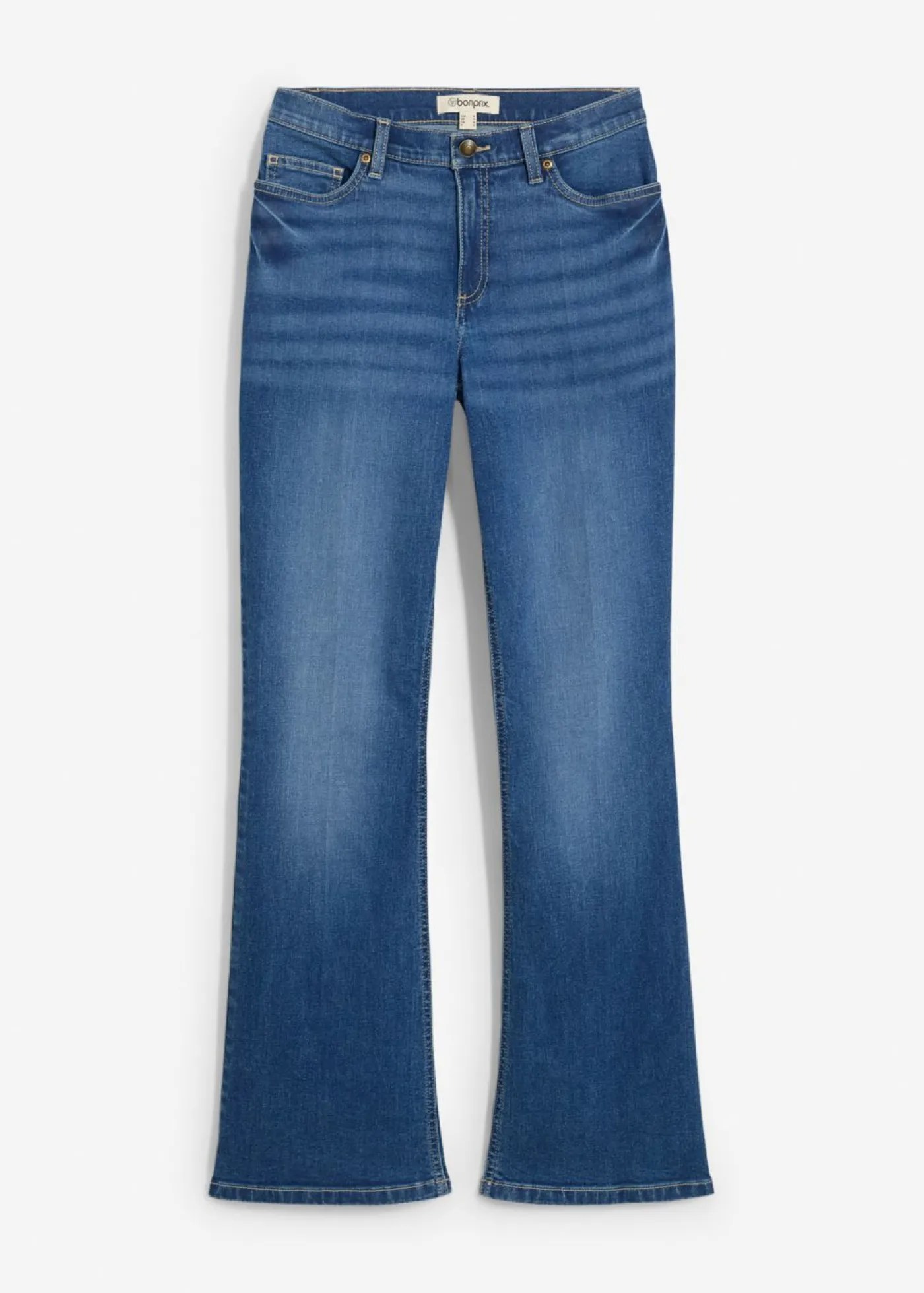 Discount Vaqueros con corte bootcut y talle medio Mujer Vaqueros