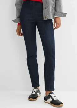 Best Vaqueros con corte slim, talle alto y largo cropped Mujer Tallas Pequeñas|Vaqueros