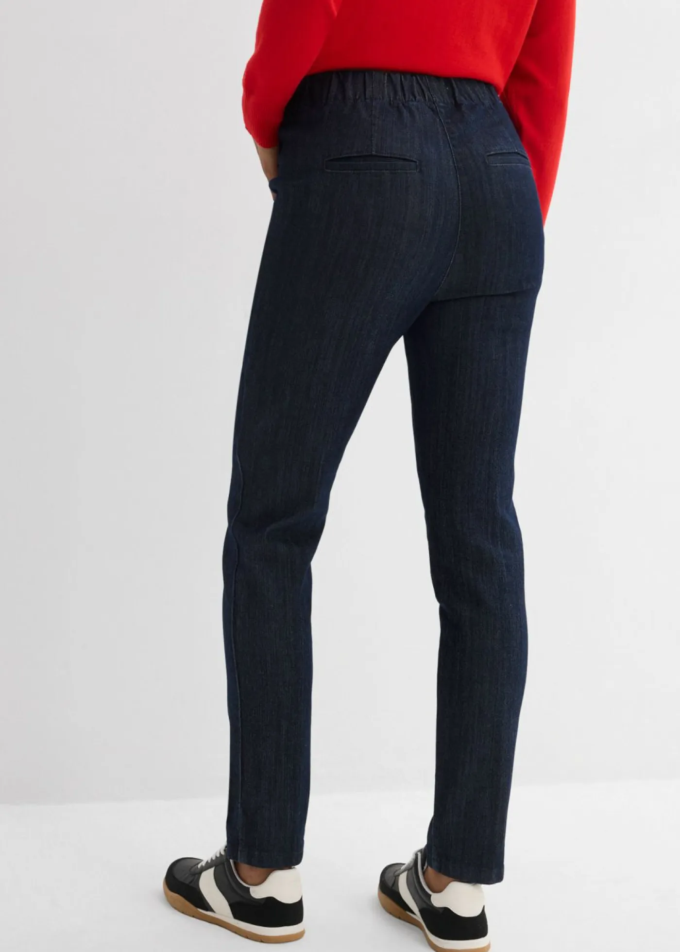 Best Vaqueros con corte slim, talle alto y largo cropped Mujer Tallas Pequeñas|Vaqueros