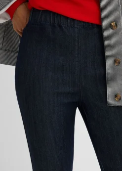 Best Vaqueros con corte slim, talle alto y largo cropped Mujer Tallas Pequeñas|Vaqueros