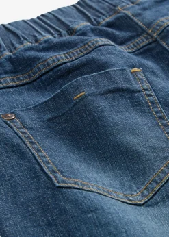 New Vaqueros de algodón con talle medio y corte slim Mujer Vaqueros