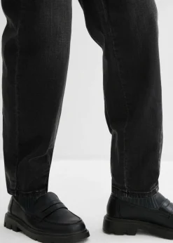 New Vaqueros de algodón ecológico con talle alto y corte barrel Mujer Vaqueros