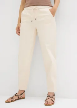 Sale Vaqueros de corte barrel, mid waist, cintura cómoda Mujer Vaqueros