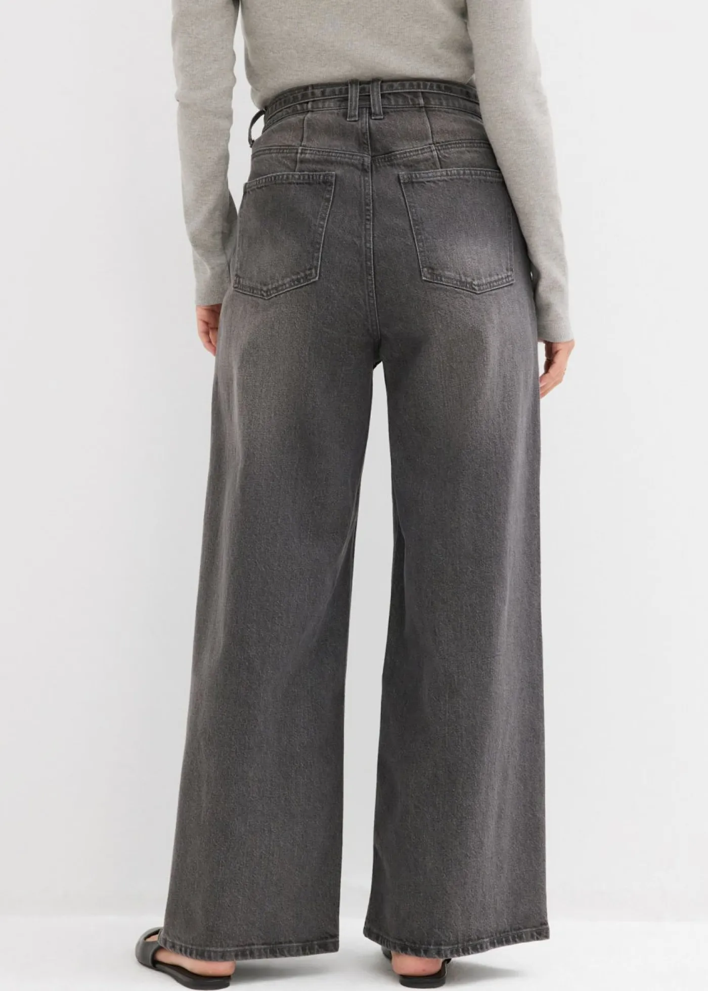 Best Vaqueros de pernera ancha, high waist Mujer Vaqueros