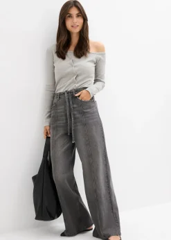 Best Vaqueros de pernera ancha, high waist Mujer Vaqueros