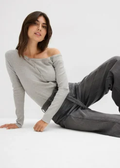 Best Vaqueros de pernera ancha, high waist Mujer Vaqueros