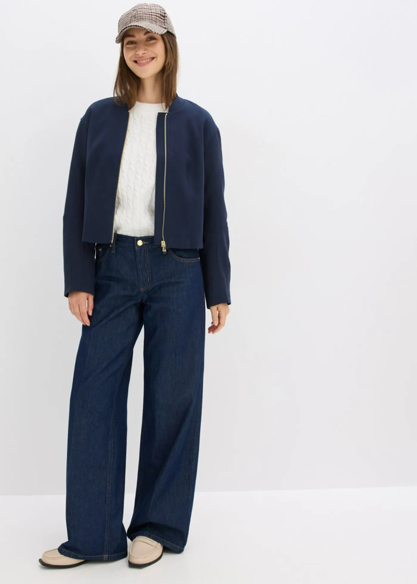 Sale Vaqueros de pernera ancha, mid waist Mujer Vaqueros