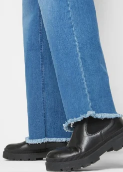 Discount Vaqueros de pernera ancha, high waist Mujer Vaqueros