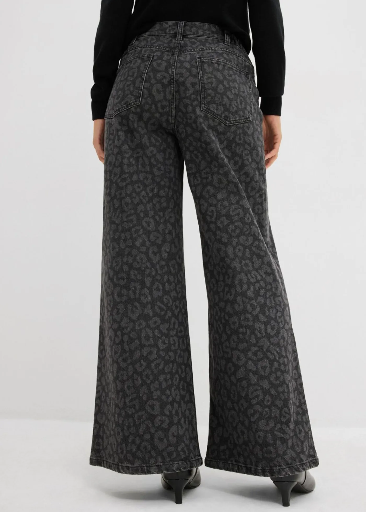 Clearance Vaqueros de pernera ancha, mid waist Mujer Tallas Pequeñas|Vaqueros