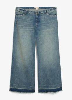 Vaqueros de pernera ancha, mid waist Mujer Vaqueros