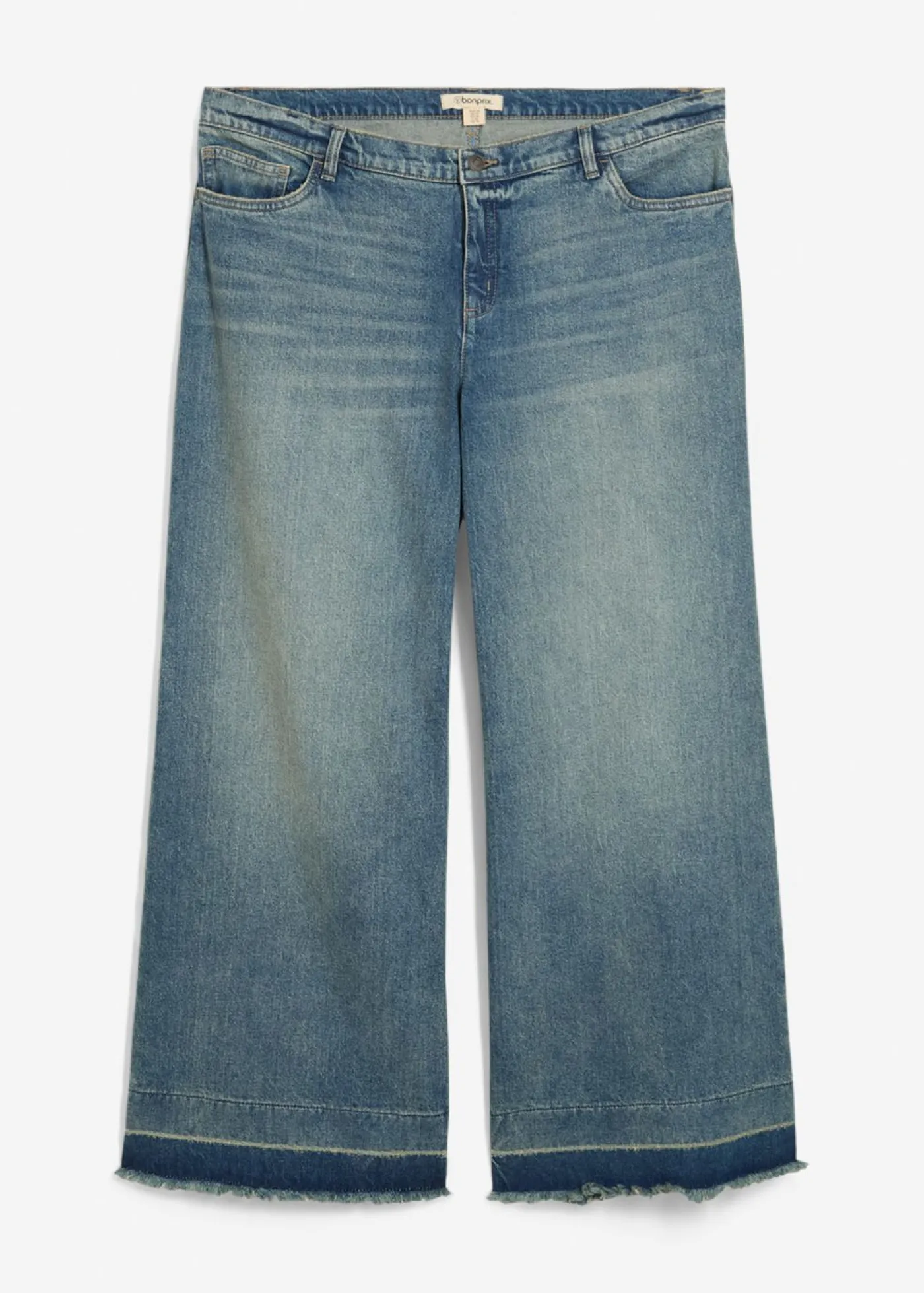 Vaqueros de pernera ancha, mid waist Mujer Vaqueros