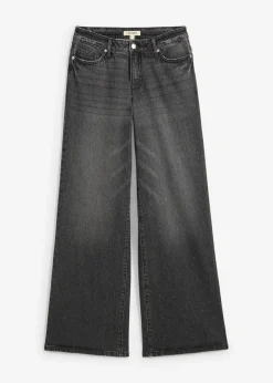Hot Vaqueros de pernera ancha, mid waist, largo completo y low stretch Mujer Tallas Pequeñas