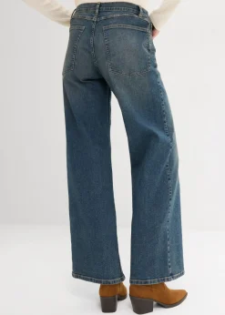 Discount Vaqueros de pernera ancha, high waist Mujer Vaqueros|Tallas Pequeñas