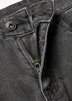 Outlet Vaqueros de pernera ancha, mid waist, elástico Mujer Tallas Pequeñas