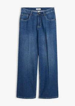 Best Vaqueros de pernera ancha, mid waist Mujer Vaqueros|Tallas Pequeñas