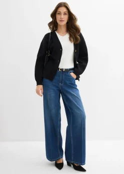 Best Vaqueros de pernera ancha, mid waist Mujer Vaqueros|Tallas Pequeñas