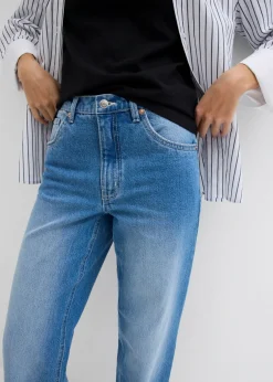 Vaqueros de pernera ancha, high waist Mujer Vaqueros