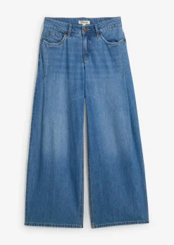 Vaqueros de pernera ancha, mid waist Mujer Vaqueros