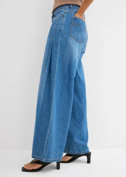 Vaqueros de pernera ancha, mid waist Mujer Vaqueros