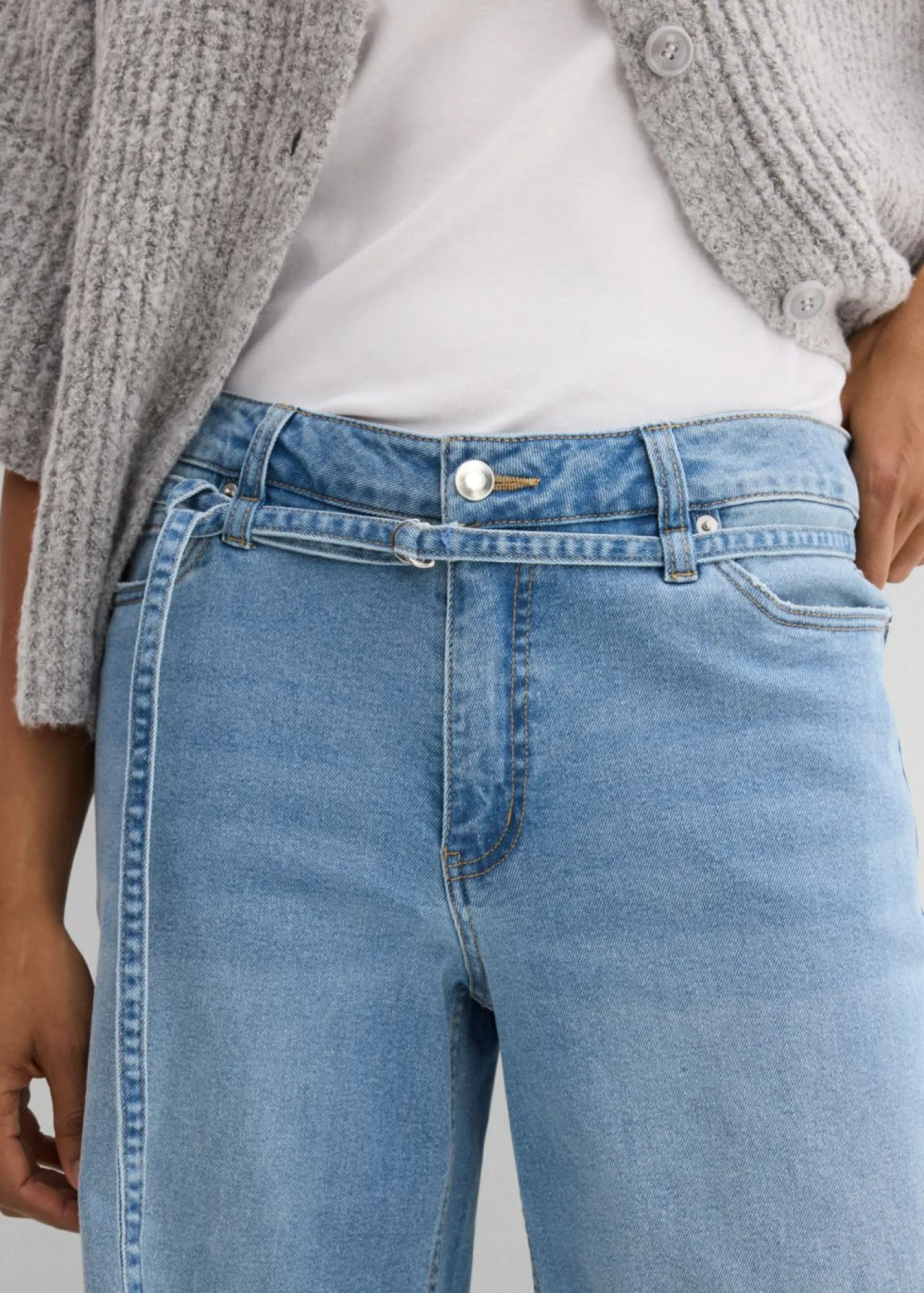 Clearance Vaqueros de pernera ancha, mid waist Mujer Vaqueros