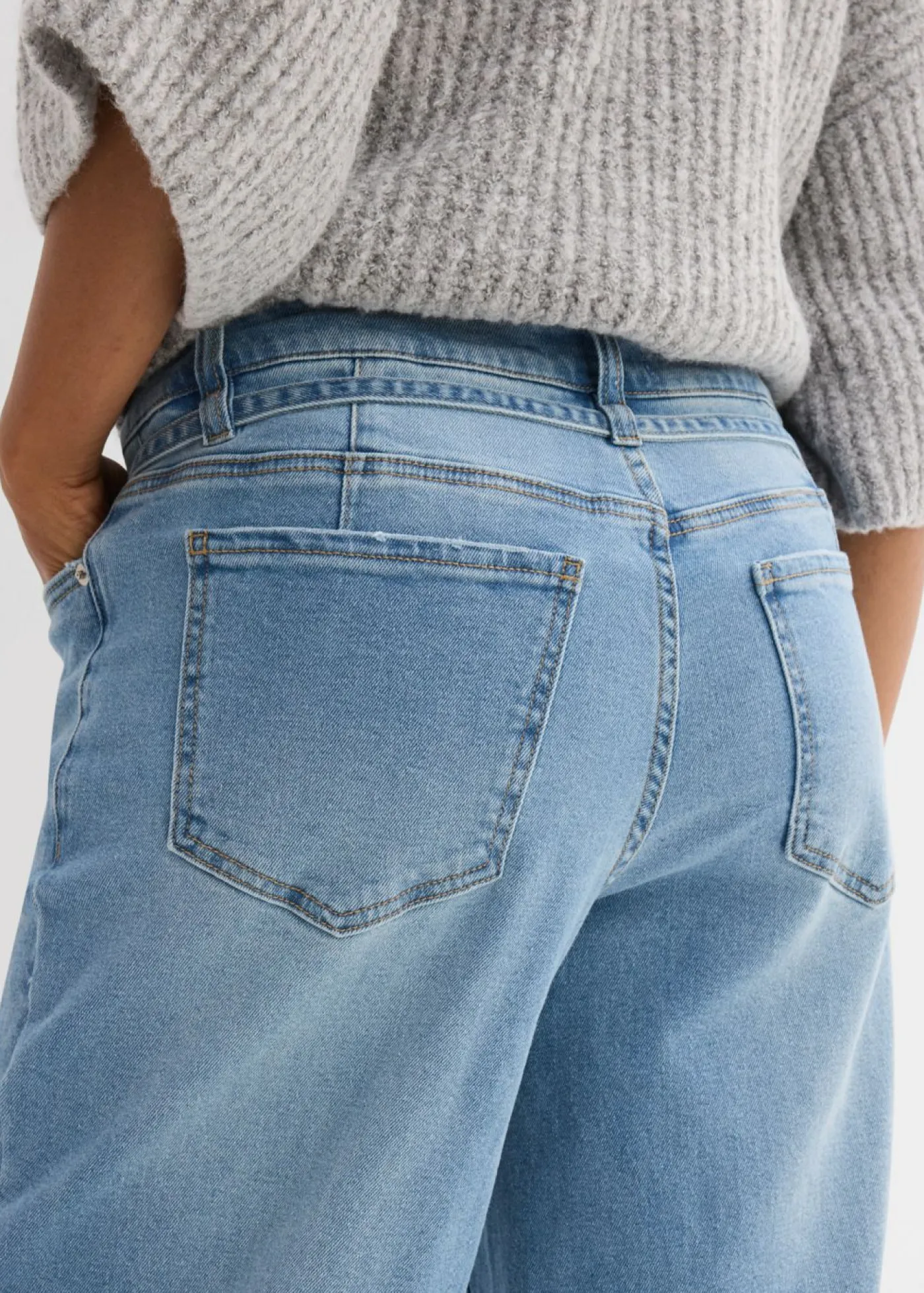 Clearance Vaqueros de pernera ancha, mid waist Mujer Vaqueros