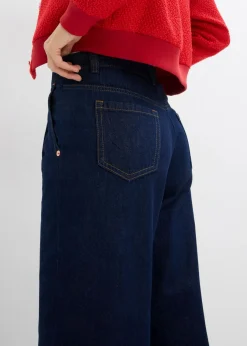 Vaqueros de pernera ancha, mid waist Mujer Vaqueros