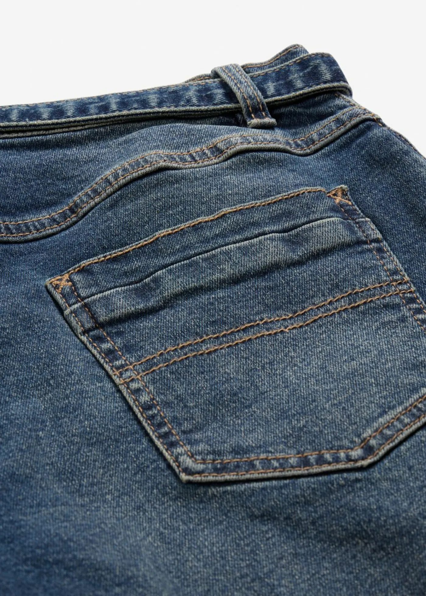 Sale Vaqueros de pernera ancha, mid waist, largo completo Mujer Vaqueros