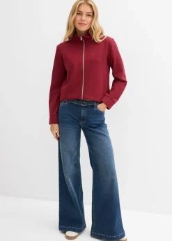 Sale Vaqueros de pernera ancha, mid waist, largo completo Mujer Vaqueros