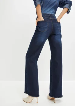 Hot Vaqueros de pernera ancha, high waist Mujer Vaqueros