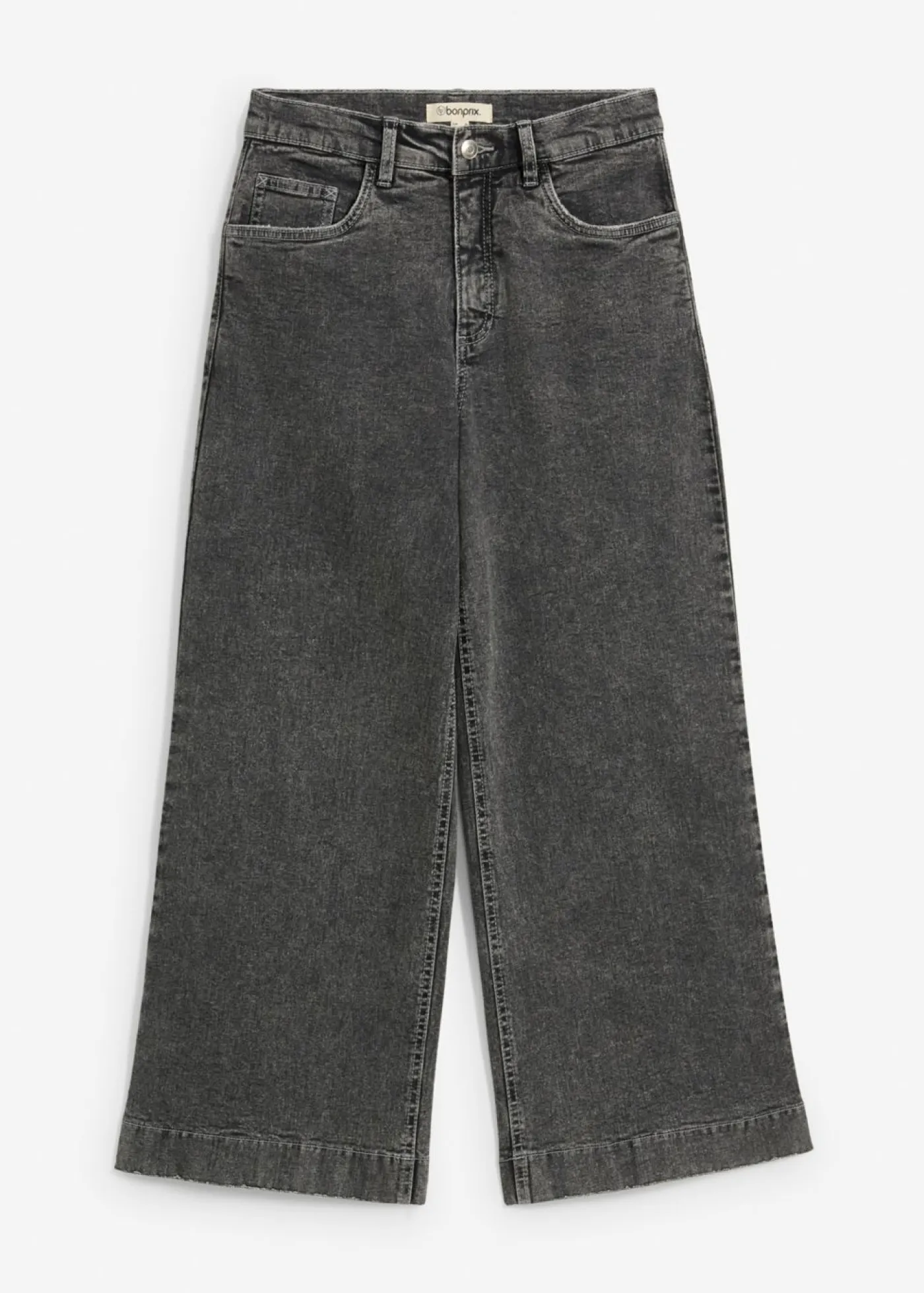 Clearance Vaqueros de pernera ancha, high waist, cropped Mujer Vaqueros
