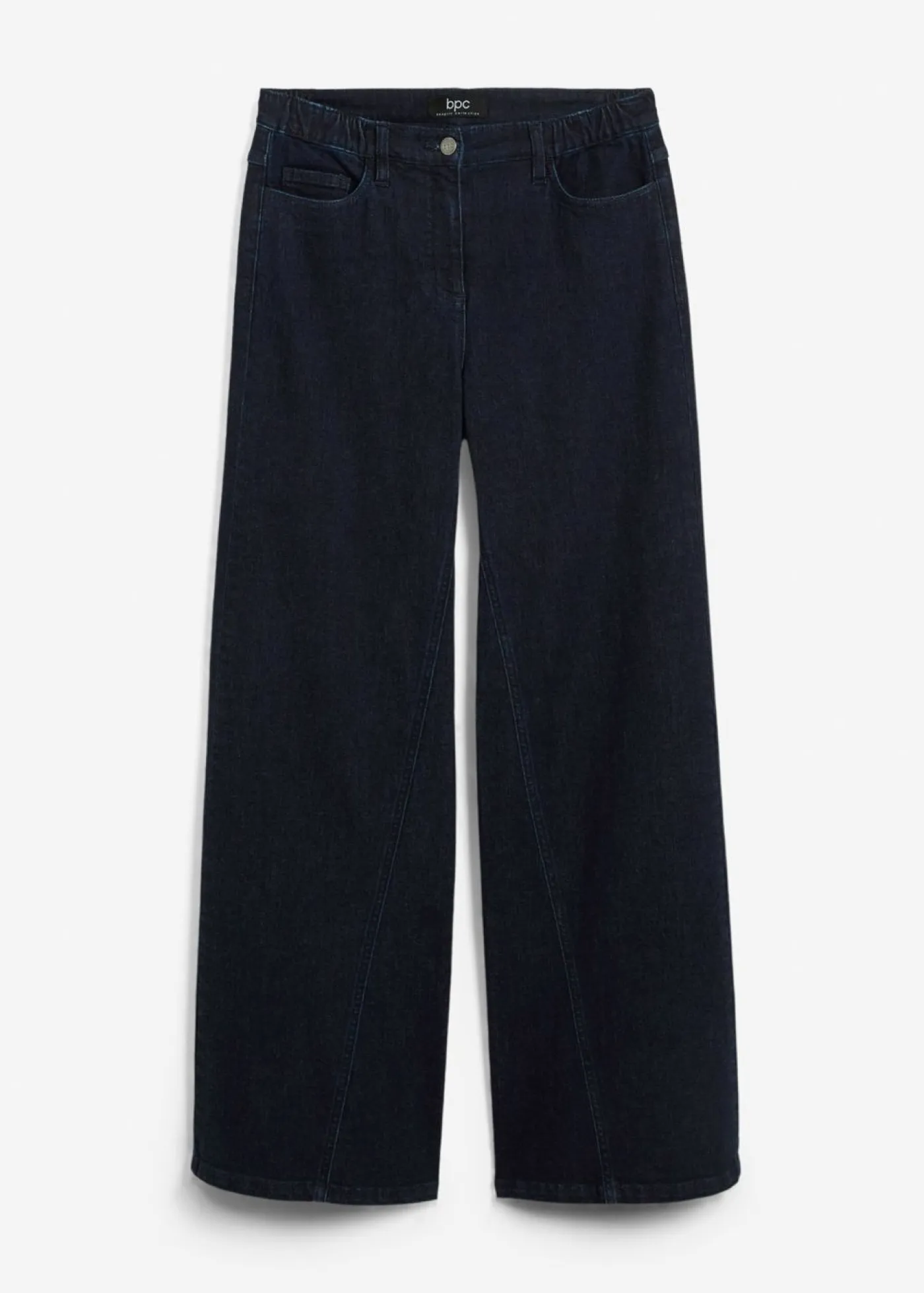 Discount Vaqueros de pernera ancha, high waist, cintura cómoda Mujer Tallas Pequeñas|Vaqueros