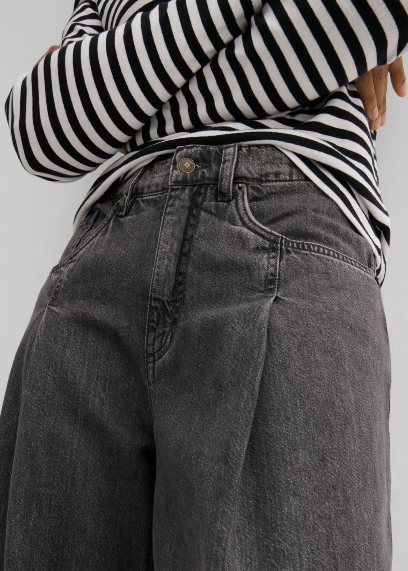 Hot Vaqueros de pernera ancha, high waist Mujer Vaqueros