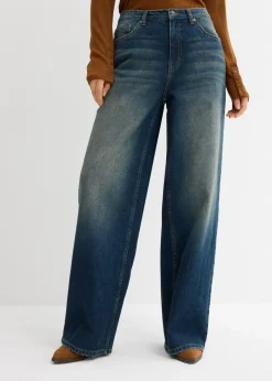 Discount Vaqueros de pernera ancha, high waist Mujer Vaqueros