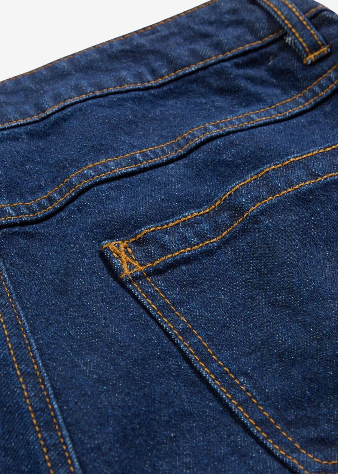 Outlet Vaqueros de pernera ancha, mid waist, largo completo Mujer Vaqueros