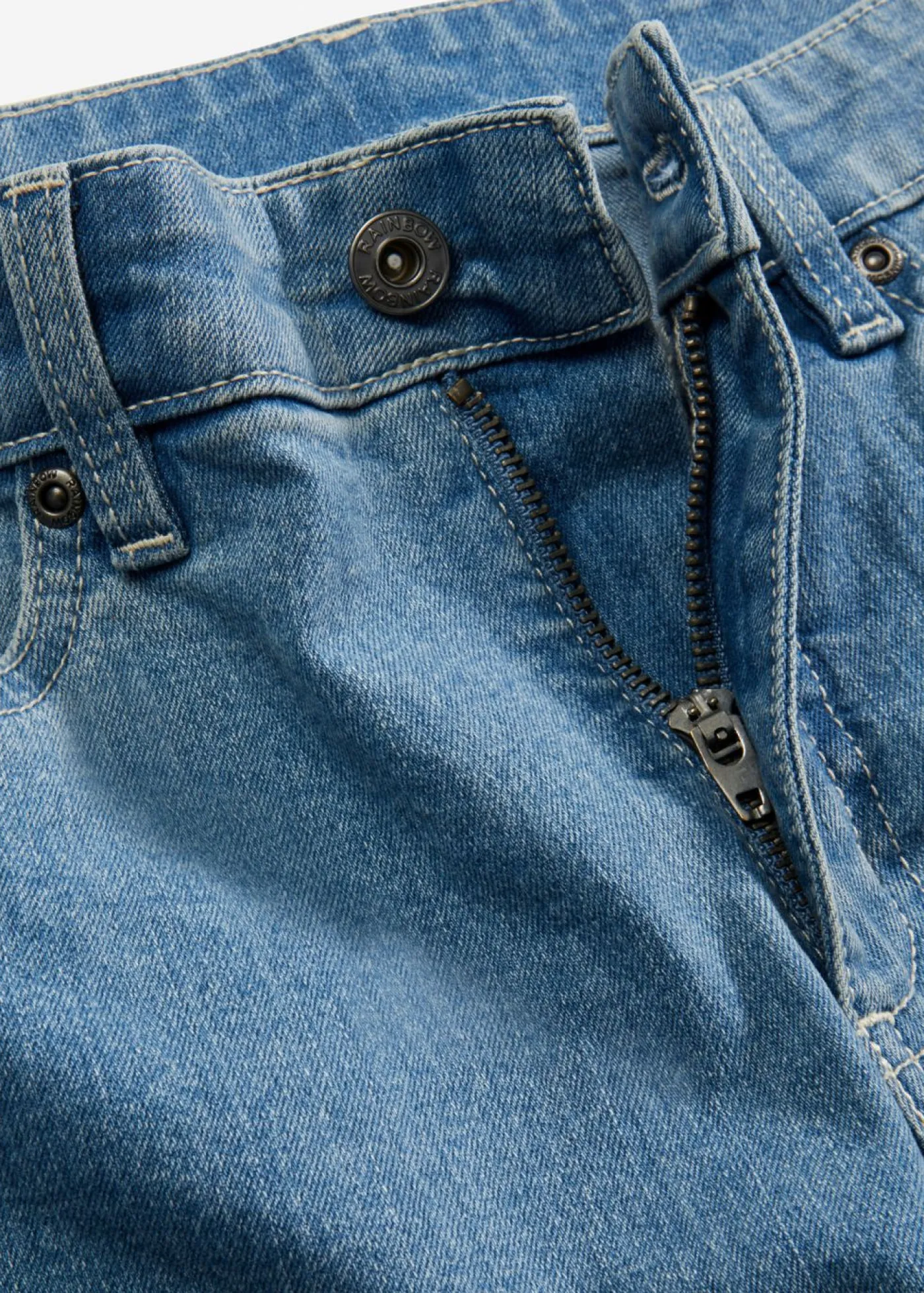 Best Vaqueros de pernera ancha, mid waist, elástico Mujer Vaqueros