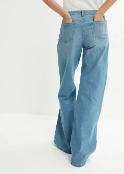 Best Vaqueros de pernera ancha, mid waist, elástico Mujer Vaqueros