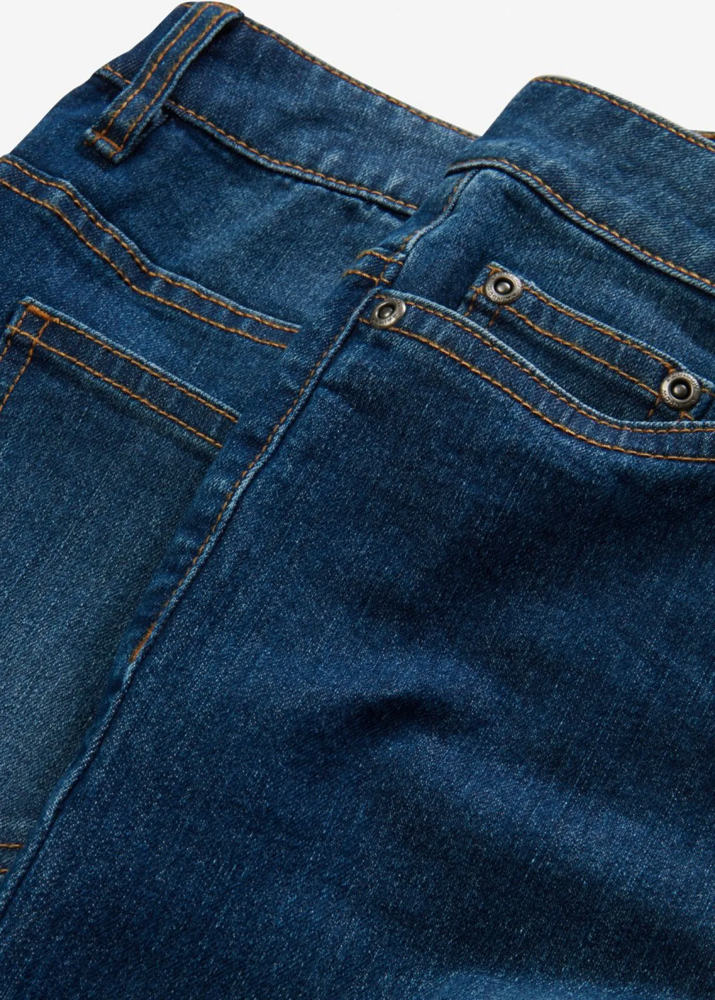 Vaqueros de pernera ancha, mid waist, elástico Mujer Tallas Pequeñas