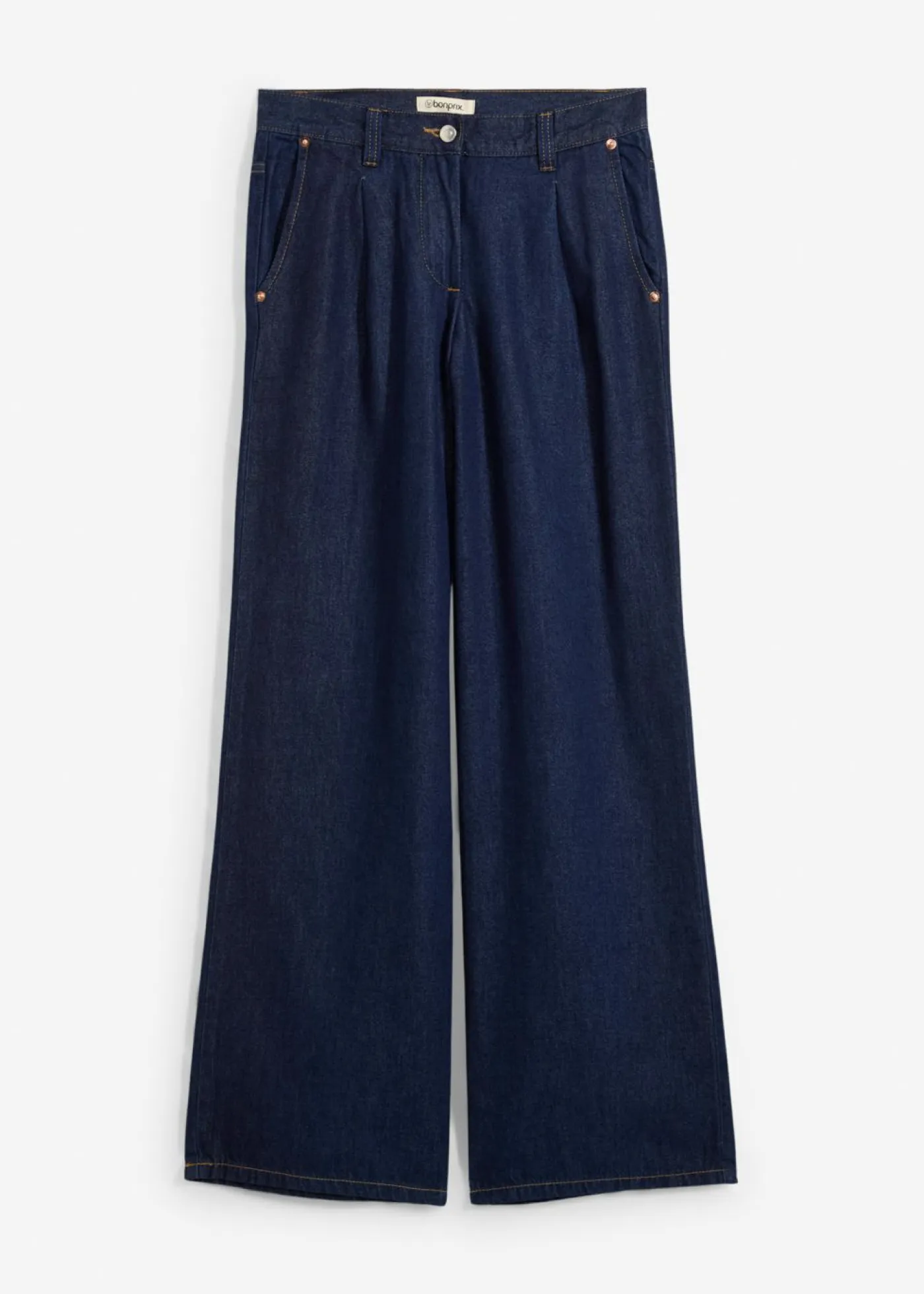 Sale Vaqueros de pernera ancha, mid waist Mujer Tallas Pequeñas