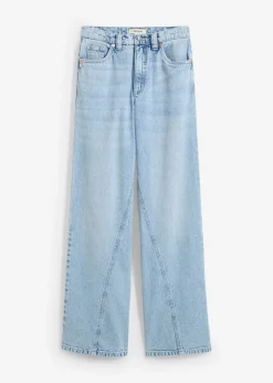 New Vaqueros de pernera ancha, high waist, low stretch Mujer Vaqueros