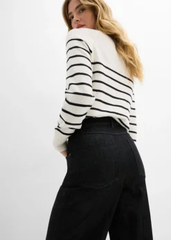 Outlet Vaqueros de pernera ancha, mid waist Mujer Vaqueros