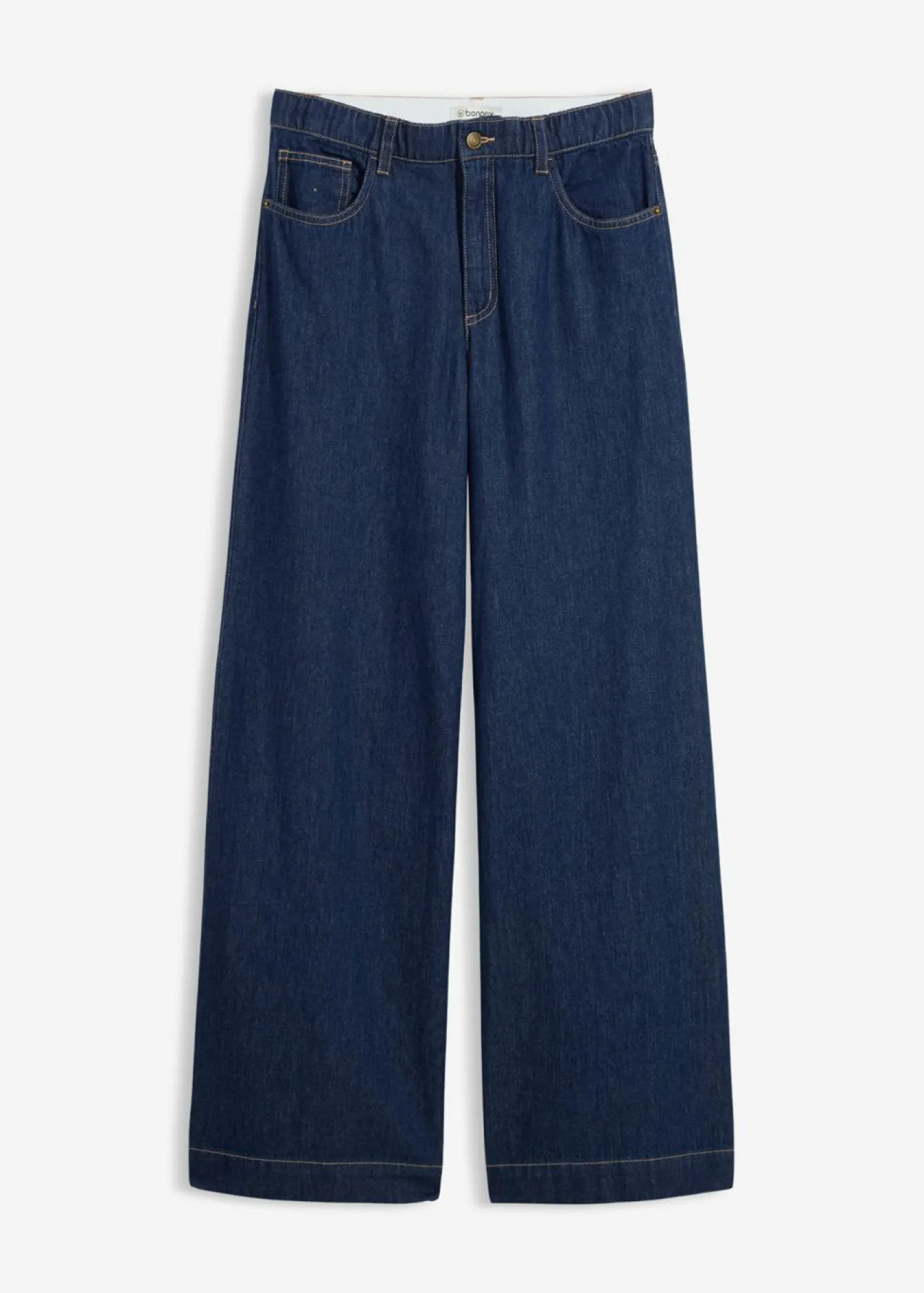 Sale Vaqueros de pernera ancha, high waist Mujer Vaqueros|Tallas Pequeñas