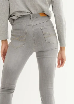 Outlet Vaqueros elásticos cómodos con largo capri y corte pitillo Mujer Vaqueros|Tallas Pequeñas