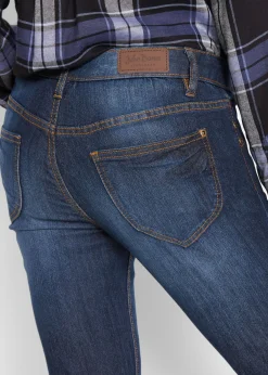 Outlet Vaqueros elásticos con corte bootcut y talle medio Mujer Tallas Pequeñas