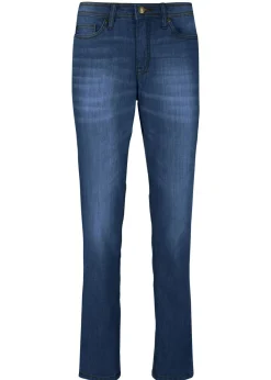 Clearance Vaqueros elásticos con corte mom y talle medio Mujer Vaqueros|Tallas Pequeñas