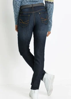 Clearance Vaqueros elásticos con corte mom y talle medio Mujer Vaqueros|Tallas Pequeñas